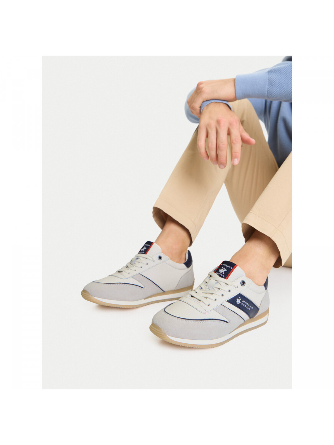 Sneakersy Beverly Hills Polo Club EO-SCOTT-12 MI08 Šedá